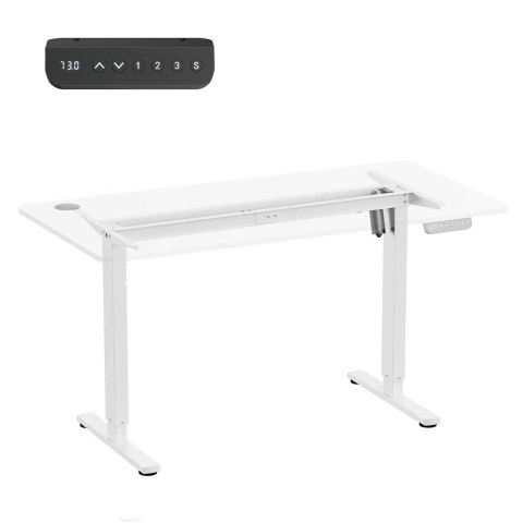 Biurko elektryczne regulacja wys. Ergo Office ER-400 W, max wys. 1160mm, max - 80 kg, bez blatu do pracy stojąco siedzącej, biał Biurko elektryczne regulacja wys. Ergo Office ER-400 W, max wys. 1160mm, max - 80 kg, bez blatu do pracy stojąco siedzącej, biał