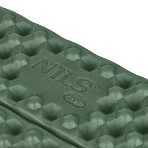 NC17105 MATA KEMPINGOWA DO SIEDZENIA Z PODBICIEM ALUMINIOWYM +IXPE 40 CM ZIELONA NILS CAMP