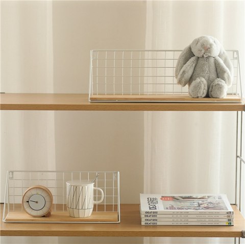 Półka ścienna styl LOFT 29,5 cm- biała