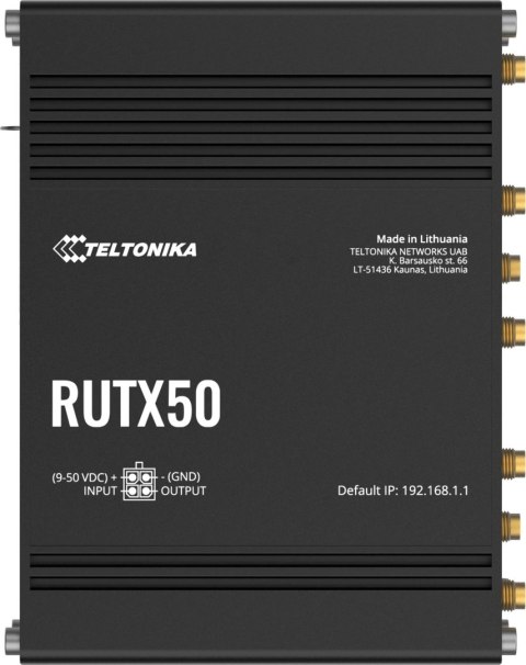 Teltonika RUTX50 router przemysłowy 5G (RUTX50000000) Teltonika RUTX50 router przemysłowy 5G (RUTX50000000)