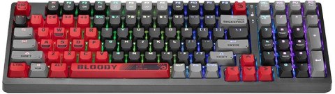 Klawiatura mechaniczna A4TECH BLOODY S98 USB Sports Red (BLMS Red Plus Switches) Klawiatura mechaniczna A4TECH BLOODY S98 USB Sports Red (BLMS Red Plus Switches)