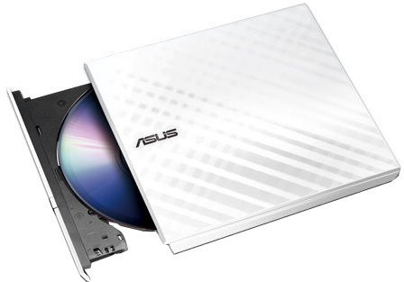 Napęd optyczny DVD-RW Zewnętrzny USB 2.0 Biały