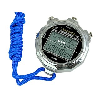 Cyfrowy stoper w metalowej obudowie 100 międzyczasów - Legend Sport