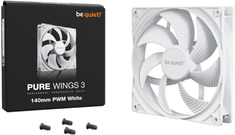 Wentylator be quiet! Pure Wings 3 PWM 140mm biały