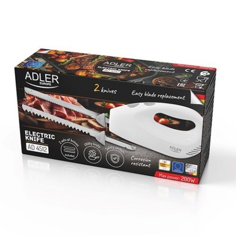 Nóż elektryczny ADLER AD 4512 Biały