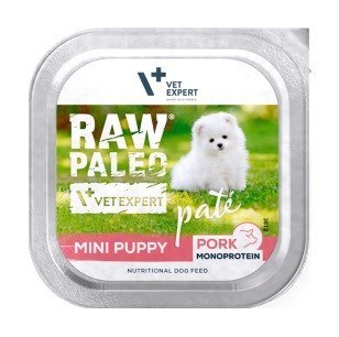 VetExpert Raw Paleo PORK Pate Mini Puppy 150g VetExpert Raw Paleo PORK Pate Mini Puppy 150g