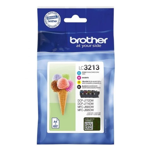 Zestaw tuszy BROTHER LC3213VAL