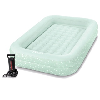 MATERAC DMUCHANY ŁÓŻKO DLA DZIECKA + POMPKA INTEX 66810