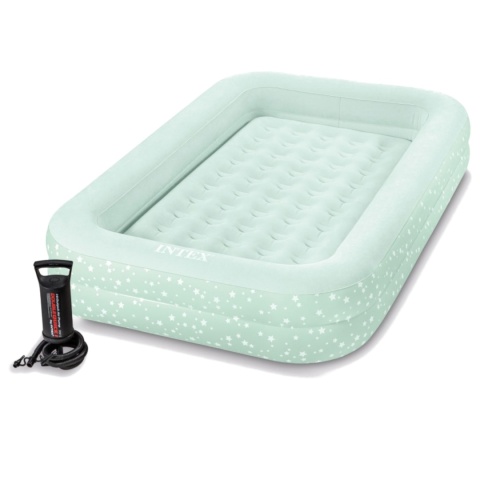 MATERAC DMUCHANY ŁÓŻKO DLA DZIECKA + POMPKA INTEX 66810
