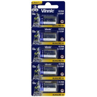 Baterie 4LR44/L1325F/544A/A544 Vinnic - blister 5 sztuk