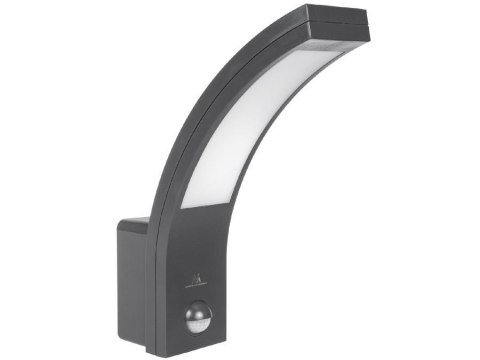 Lampa LED Maclean MCE244 GR z czujnikiem ruchu na podczerwień 750lm 10W IP54 szary Lampa LED Maclean MCE244 GR z czujnikiem ruchu na podczerwień 750lm 10W IP54 szary
