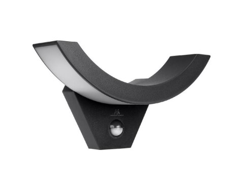 Lampa LED Maclean MCE290 B z czujnikiem ruchu na podczerwień 800lm 10W IP54 czarna Lampa LED Maclean MCE290 B z czujnikiem ruchu na podczerwień 800lm 10W IP54 czarna