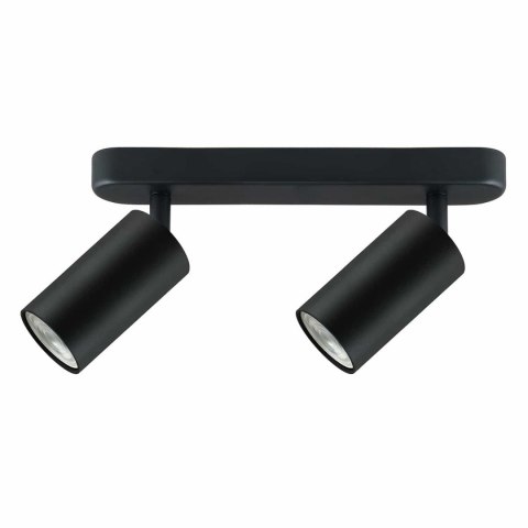 Lampa ścienno-sufitowa Maclean MCE452 B punktowa ruchoma aluminiowa 2xGU10 55x100mm czarny mat Lampa ścienno-sufitowa Maclean MCE452 B punktowa ruchoma aluminiowa 2xGU10 55x100mm czarny mat