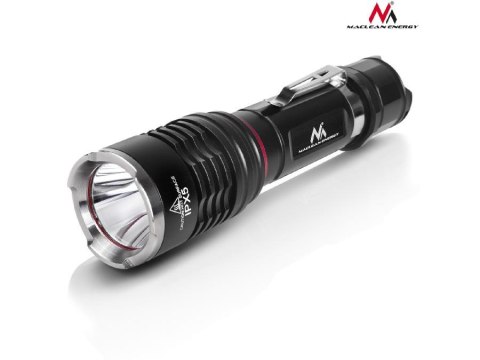 Latarka LED Maclean MCE220 Cree 800 Lumen + ładowarka + uchwyt rowerowy Latarka LED Maclean MCE220 Cree 800 Lumen + ładowarka + uchwyt rowerowy