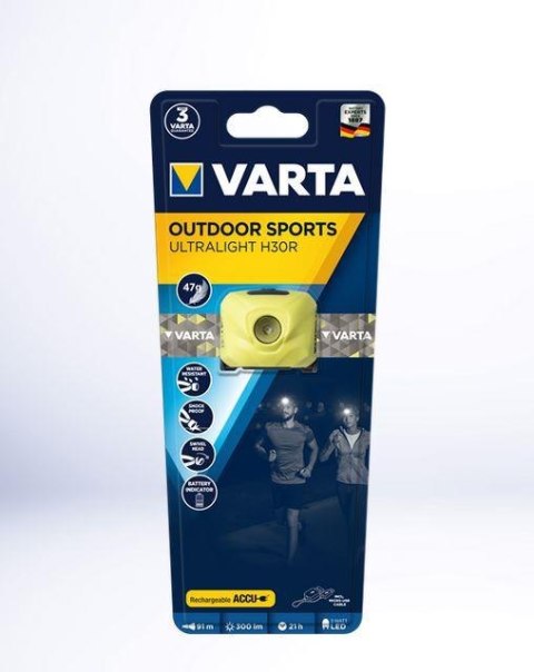 Latarka VARTA Outdoor Sports ULTRALIGHT H30R LED Lime Latarka VARTA Outdoor Sports ULTRALIGHT H30R LED Lime