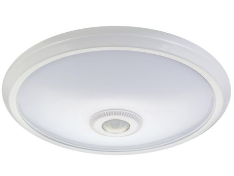 Plafon LED Maclean MCE131 ACU 12W z czujnikiem ruchu pir i zasilaniem awaryjnym zasięg 6m