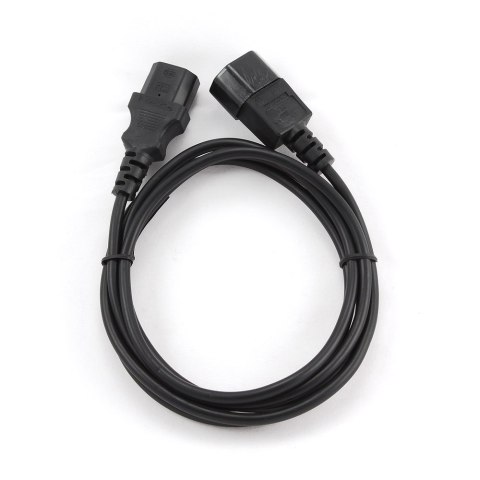 Kabel GEMBIRD PC-189 (C13 / IEC C13 / IEC 320 C13 - C14 ; 1,8m; kolor czarny)