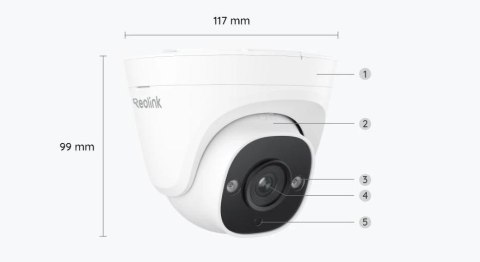 Kamera IP Reolink P324 5MP PoE