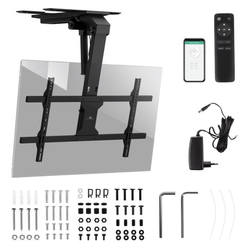 MACLEAN UCHWYT ELEKTRYCZNY DO TV, SUFITOWY, OBSŁUGA TUYA, MAX. VESA 800X400, DLA TV 43-86", MAX. 45KG MC-110 T