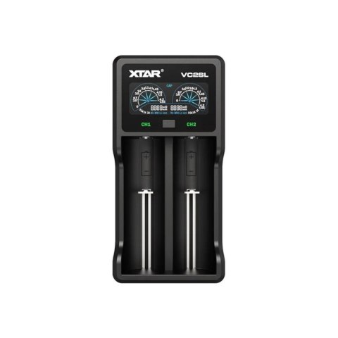 Ładowarka do akumulatorów cylindrycznych Li-ion / Ni-MH / Ni-CD 18650 Xtar VC2SL [N]