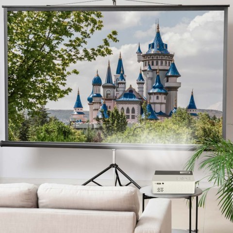 Projektor rzutnik przenośny dla dzieci LED TFT LCD 16:9 1920x1080 USB 20W biały
