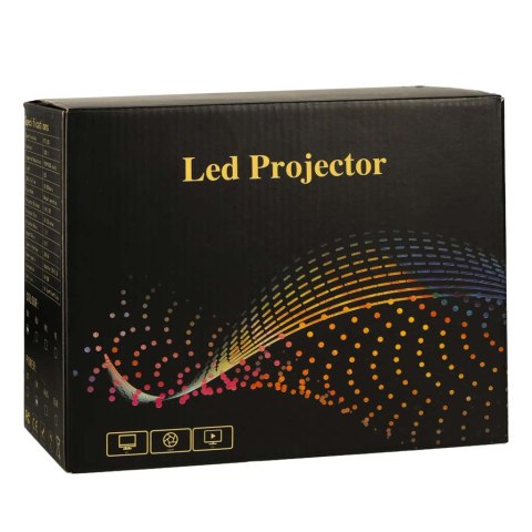 Projektor rzutnik przenośny dla dzieci LED TFT LCD 16:9 1920x1080 USB 20W biały