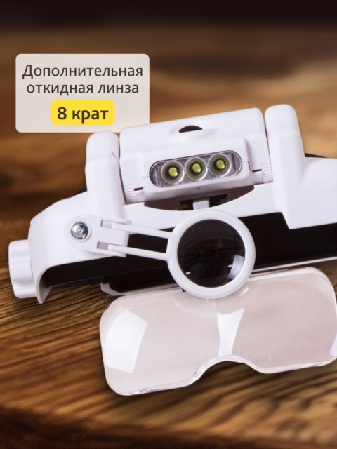 Lupa nagłowna Levenhuk Zeno Vizor H7