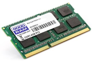 Pamięć SODIMM DDR3 GOODRAM 4GB 1600MHz CL11 512x8 Lov Voltage 1,35V OEM