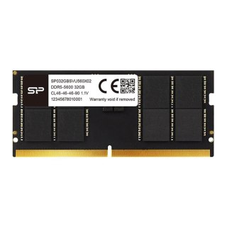 Pamięć SODIMM DDR5 Silicon Power 32GB (1x32GB) 5600MHz CL46 1,1V Black