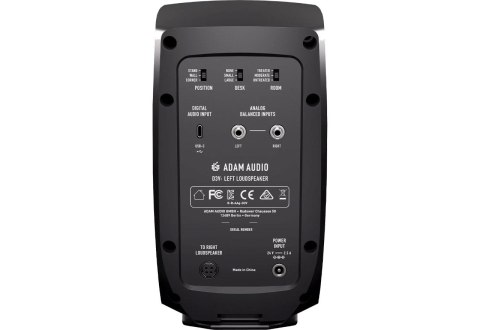 Adam Audio D3V Black - para monitorów studyjnych