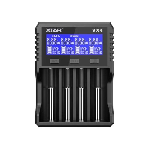 Ładowarka do akumulatorów Li-ion 1,5V/3,6/3,7V/Li-FePO4/Ni-MH XTAR VX4