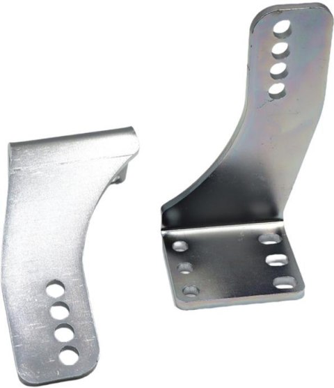 Uchwyty MOD.80/10/16 na słupek do napędów z otworami 10mm: Beninca, NICE, BFT Athos, DEA itd.