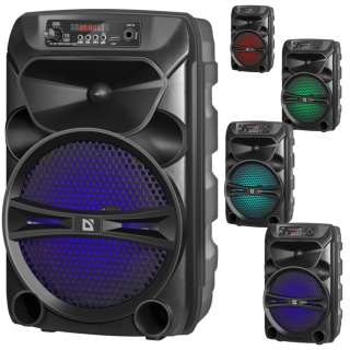 GŁOŚNIK DEFENDER G110 BLUETOOTH 12W LED/BT/FM/TF/USB/AUX