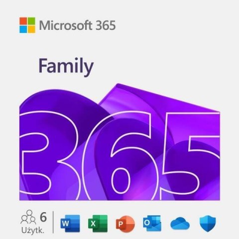 Microsoft Office 365 Family 1Y 6U Win/Mac 32/64bit