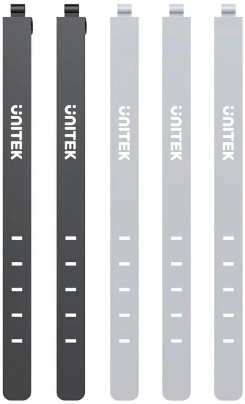 Organizer do kabli Unitek FlexiTie Zestaw silikonowych opasek kablowych Organizer do kabli Unitek FlexiTie Zestaw silikonowych opasek kablowych
