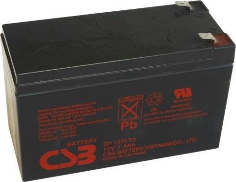 Akumulator żelowy CSB GP1272 F2 12V 7,2Ah