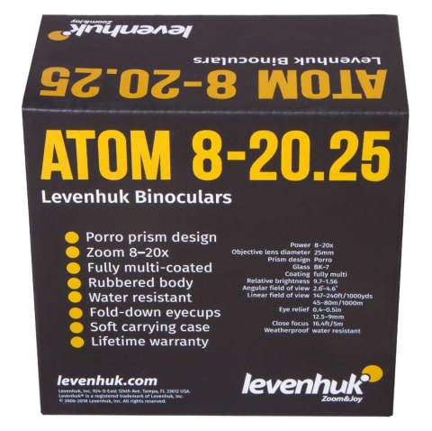 Lornetka Levenhuk Atom 8-20x25