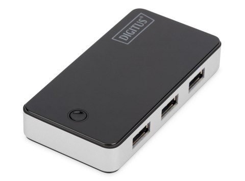 Hub USB DIGITUS DA-70231 4xUSB 3.0 aktywny czarny Hub USB DIGITUS DA-70231 4xUSB 3.0 aktywny czarny