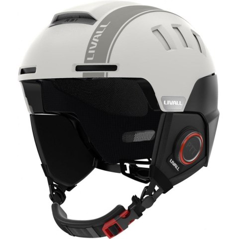 Kask narciarski inteligentny Livall RS1 57-61cm biało-czarny Kask narciarski inteligentny Livall RS1 57-61cm biało-czarny