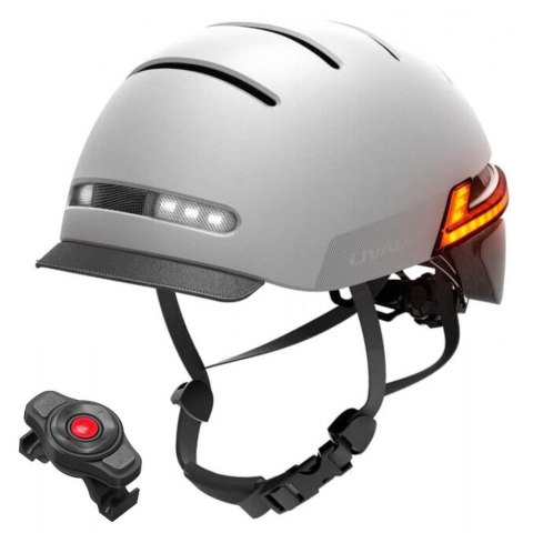 Kask rowerowy miejski Livall BH51M Neo BT/LED/SOS 54-58cm szary Kask rowerowy miejski Livall BH51M Neo BT/LED/SOS 54-58cm szary