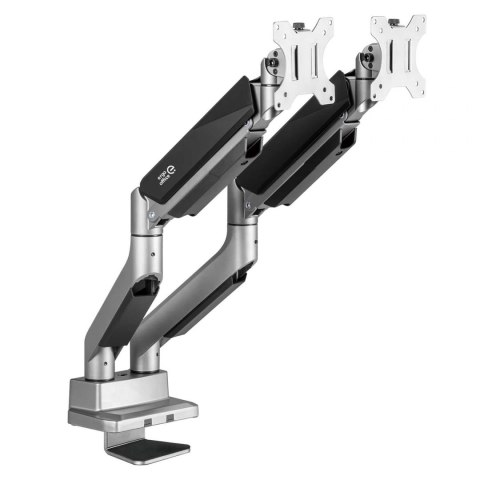 Uchwyt biurkowy na dwa monitory Ergo Office ER-446 uniwersalny, sprężyna gazowa 17"-35" 15kg, VESA 75x75 / 100x100 Uchwyt biurkowy na dwa monitory Ergo Office ER-446 uniwersalny, sprężyna gazowa 17"-35" 15kg, VESA 75x75 / 100x100