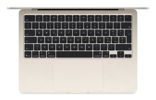 Apple MacBook Air Apple M M4 Laptop 34,5 cm (13.6") 16 GB 256 GB SSD Wi-Fi 6E (802.11ax) macOS Sequoia Beżowy