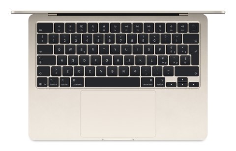 Apple MacBook Air Apple M M4 Laptop 34,5 cm (13.6") 16 GB 256 GB SSD Wi-Fi 6E (802.11ax) macOS Sequoia Beżowy