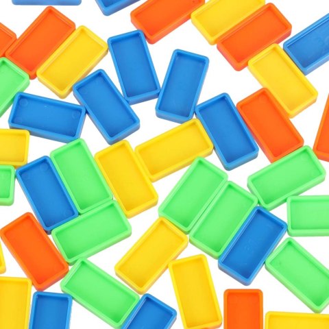 Gra edukacyjna klocki domino samolot z wyrzutnią
