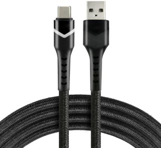 KABEL USB / USB-C RGB LED everActive CBB-1CBR 100cm 3A