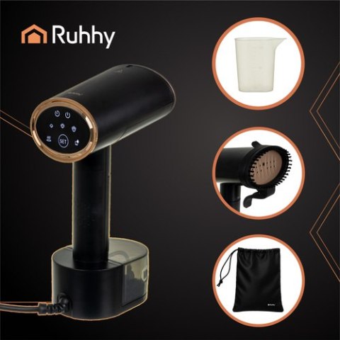Parownica do ubrań 2000W czarna Mysti Ruhhy 26339