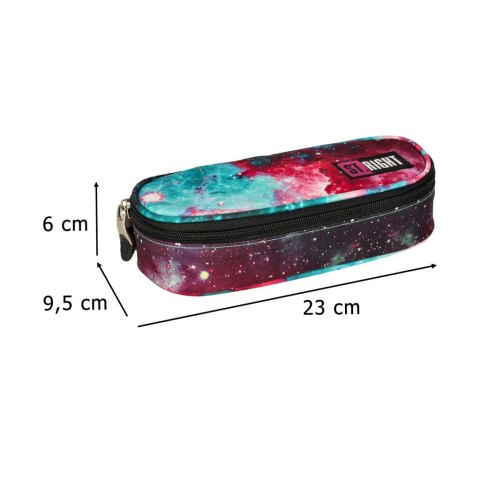 Piórnik saszetka usztywniony z klapką Nebula
