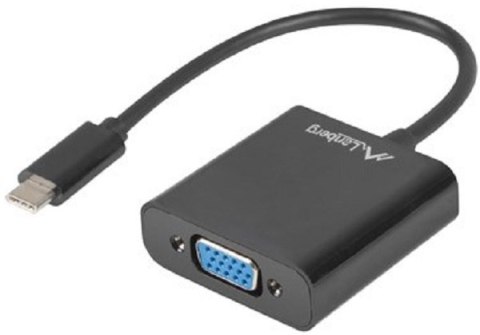 Adapter LANBERG AD-UC-VG-01 USB-C - VGA Adapter LANBERG AD-UC-VG-01 USB-C - VGA