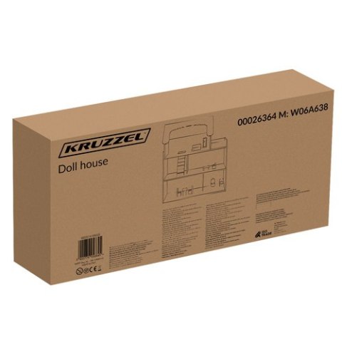 Domek drewniany dla lalek Kruzzel 26364