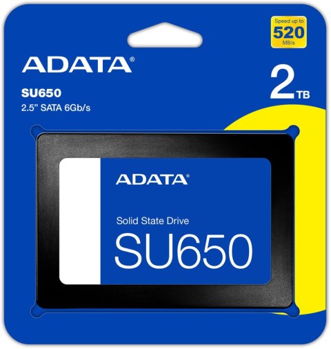 Dysk SSD Adata Ultimate SU650 2TB SATA3 520/450 MB/s